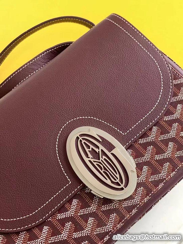 Grade Discount Goyard 233 Crossbody Bag G8960 Burgundy