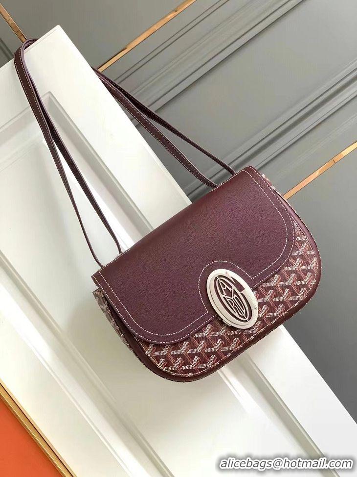 Grade Discount Goyard 233 Crossbody Bag G8960 Burgundy