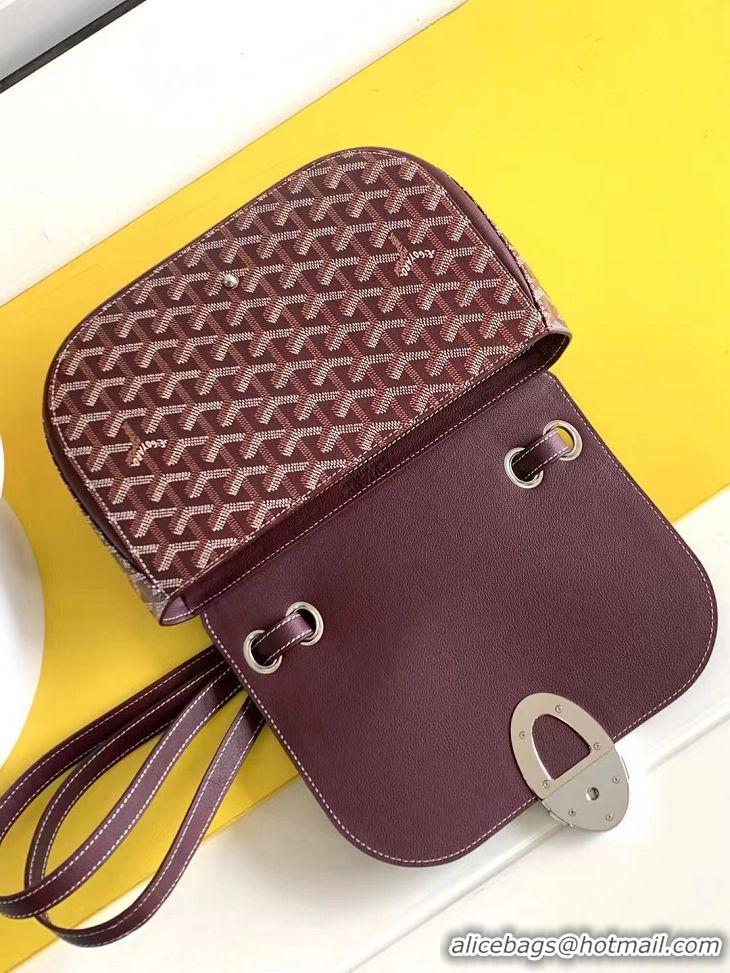 Grade Discount Goyard 233 Crossbody Bag G8960 Burgundy