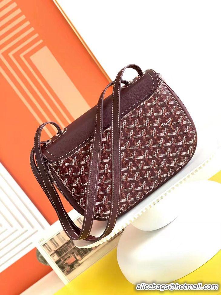 Grade Discount Goyard 233 Crossbody Bag G8960 Burgundy