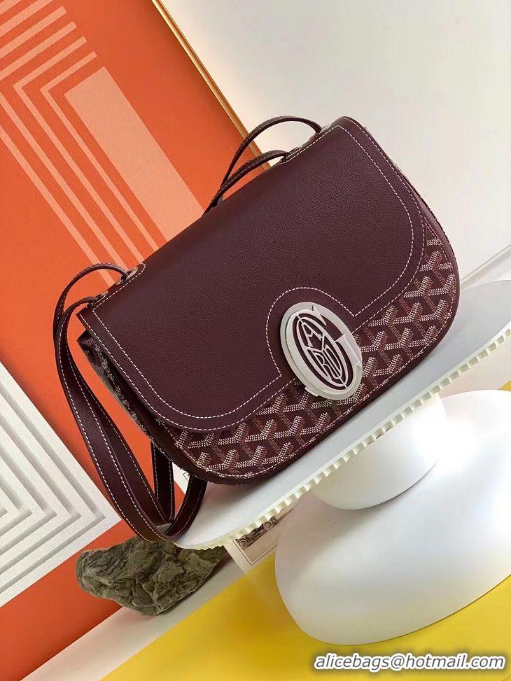 Grade Discount Goyard 233 Crossbody Bag G8960 Burgundy