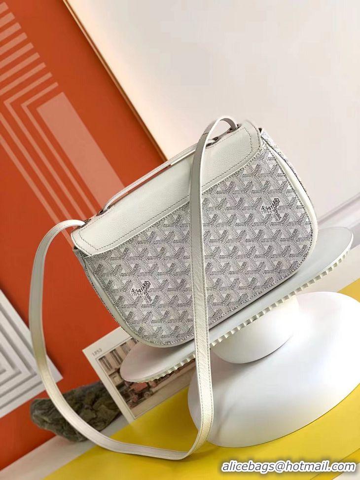 Sophisticated Goyard 233 Crossbody Bag G8960 White