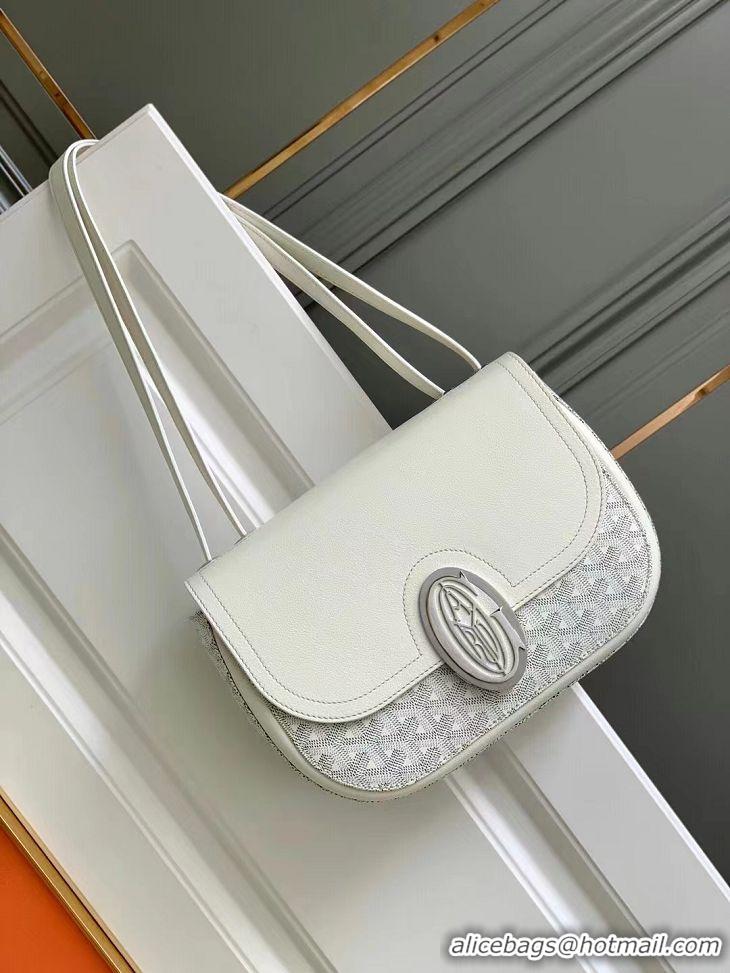 Sophisticated Goyard 233 Crossbody Bag G8960 White