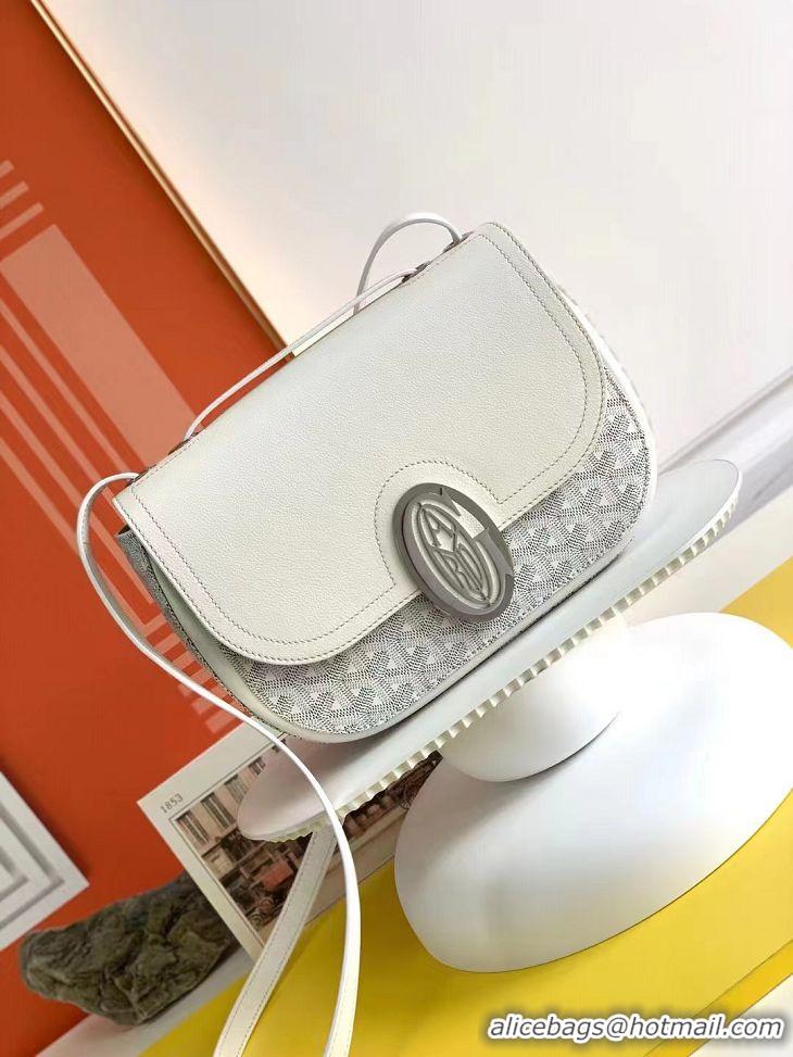 Sophisticated Goyard 233 Crossbody Bag G8960 White