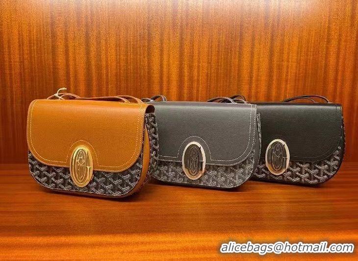 Luxury Discount Goyard 233 Crossbody Bag G8960 Dark Grey