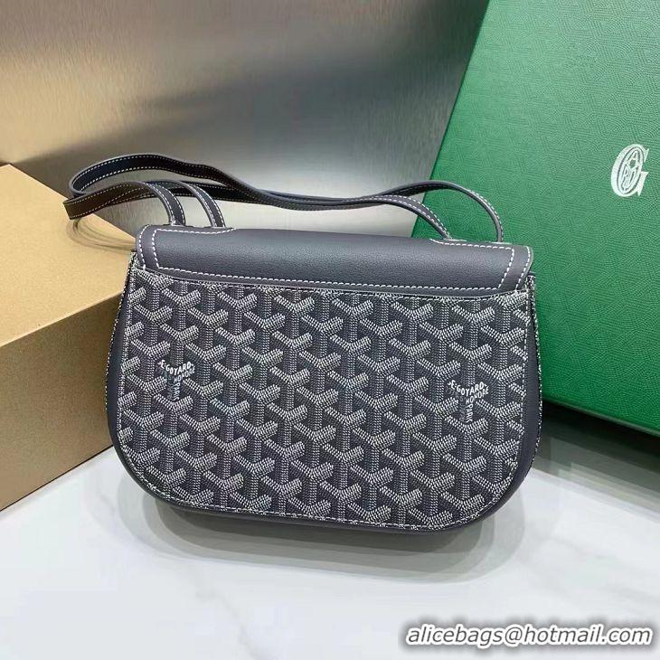 Luxury Discount Goyard 233 Crossbody Bag G8960 Dark Grey