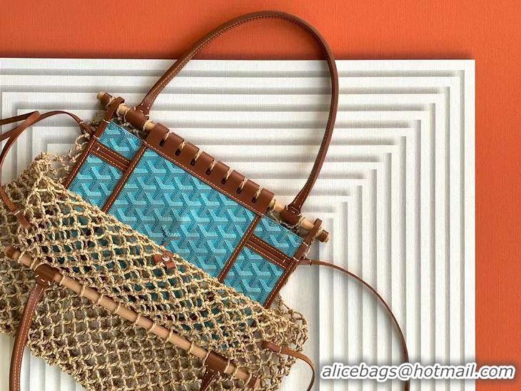 Good Taste  Goyard Aligre Net Bag Limited Edition 2300 Turquoise Blue