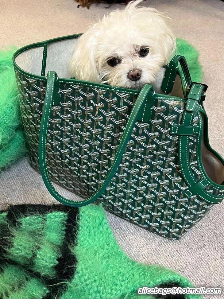 High Quality Goyard Chien Gris Pet Tote Bag G8957 Green