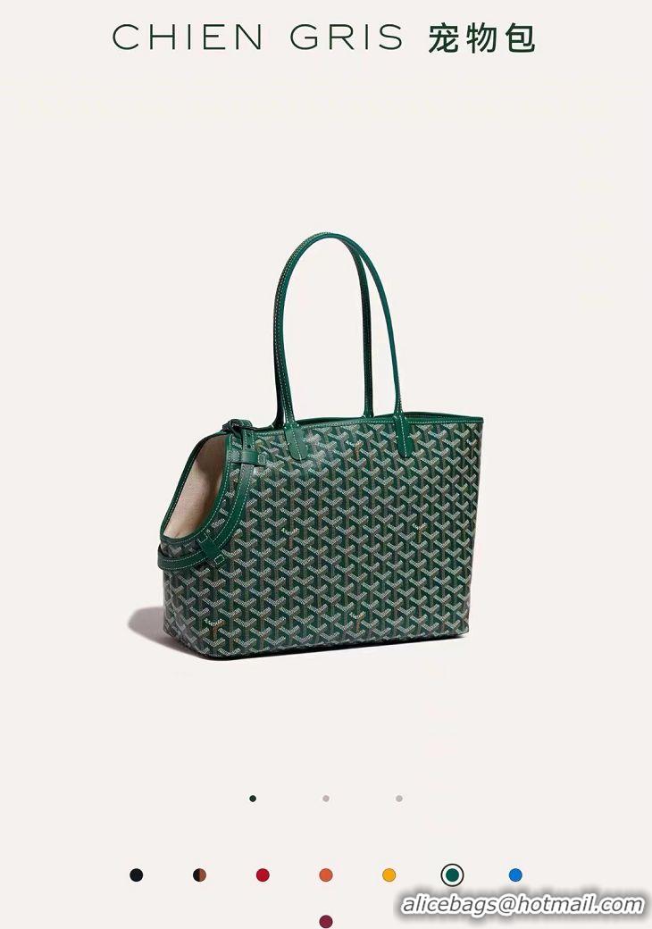 High Quality Goyard Chien Gris Pet Tote Bag G8957 Green