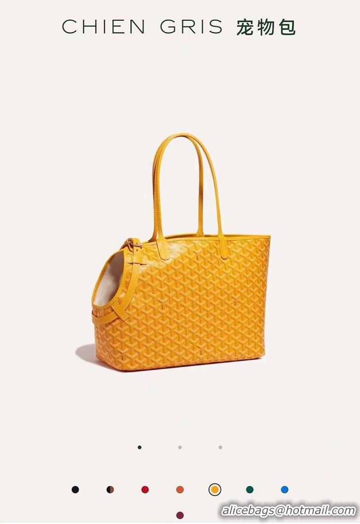 Hot Sell Goyard Chien Gris Pet Tote Bag G8957 Yellow