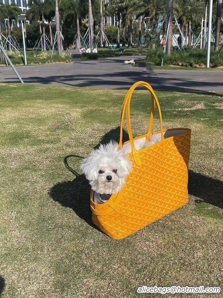 Hot Sell Goyard Chien Gris Pet Tote Bag G8957 Yellow