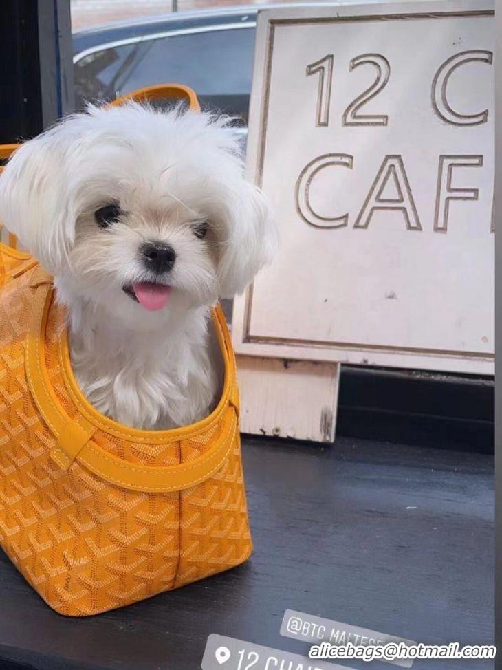 Hot Sell Goyard Chien Gris Pet Tote Bag G8957 Yellow