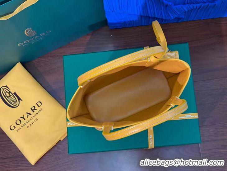 Famous Brand Goyard Anjou Mini Bag With Bulldog G2320 Yellow