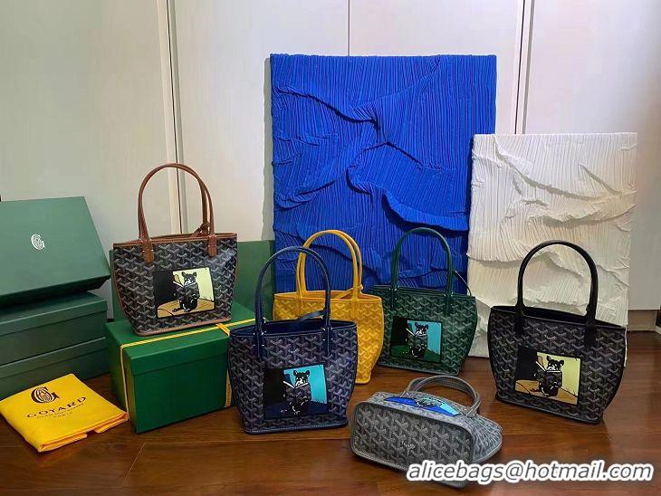 Famous Brand Goyard Anjou Mini Bag With Bulldog G2320 Yellow