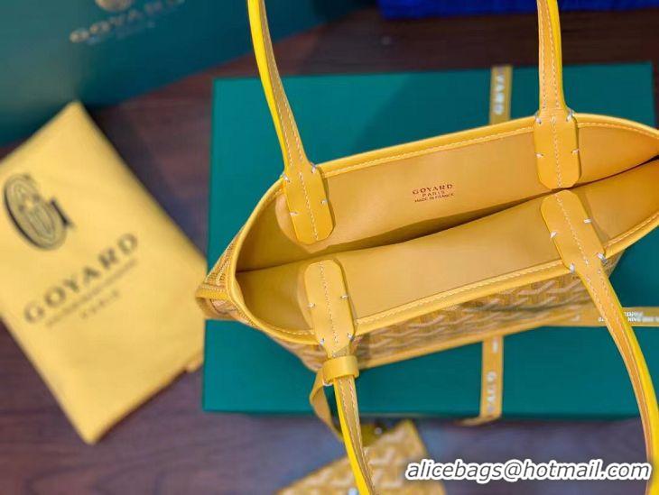 Famous Brand Goyard Anjou Mini Bag With Bulldog G2320 Yellow