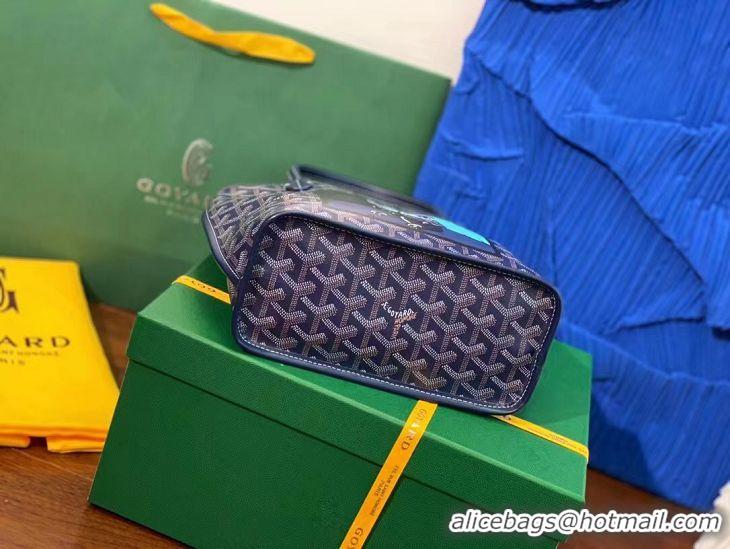 Inexpensive Goyard Anjou Mini Bag With Bulldog G2320 Navy Blue