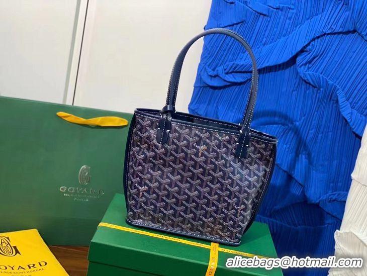 Inexpensive Goyard Anjou Mini Bag With Bulldog G2320 Navy Blue