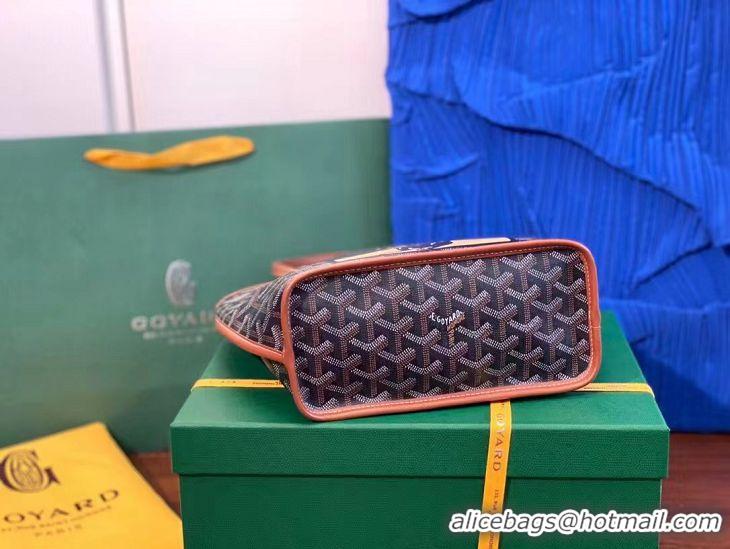 Good Taste Goyard Anjou Mini Bag With Bulldog G2320 Black And Tan