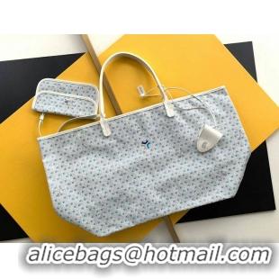 Promotional Goyard Original Saint Louis Claire Voie Tote Bag GM 8001 Turquoise Blue