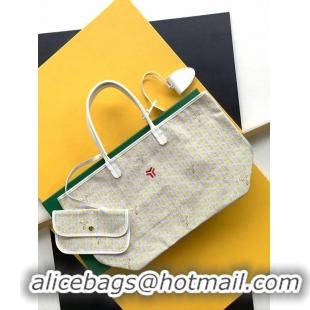 Classic Goyard Original Saint Louis Claire Voie Tote Bag PM 8002 Yellow