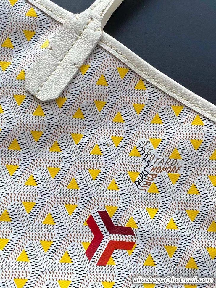 Classic Goyard Original Saint Louis Claire Voie Tote Bag PM 8002 Yellow