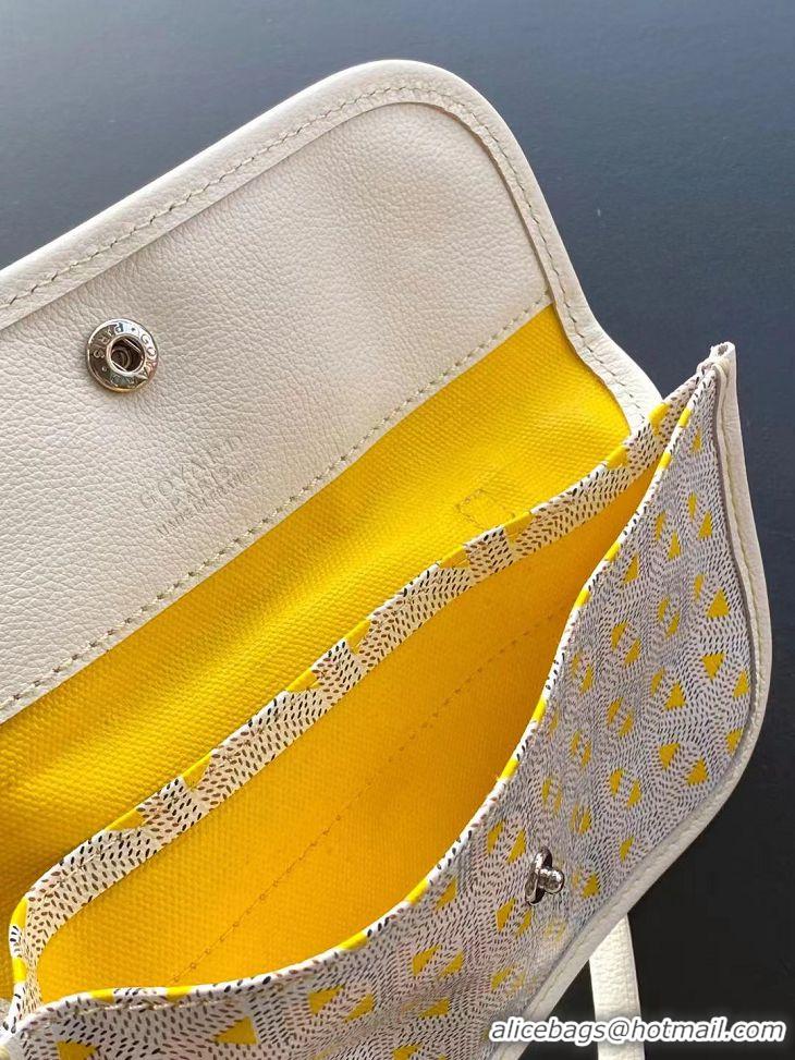 Classic Goyard Original Saint Louis Claire Voie Tote Bag PM 8002 Yellow