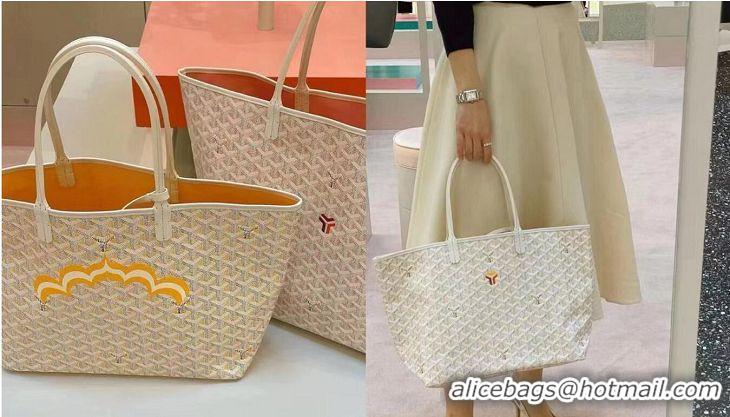 Classic Goyard Original Saint Louis Claire Voie Tote Bag PM 8002 Yellow