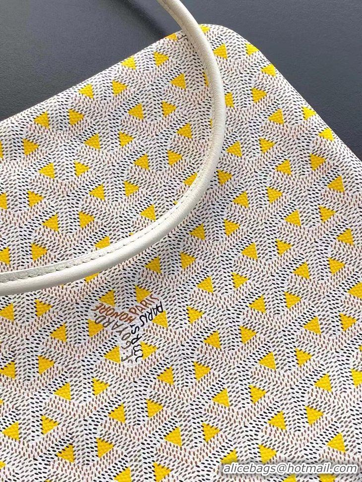 Luxury Cheap Goyard Original Claire Voie Tote Bag Mini 8003 Yellow/Heart