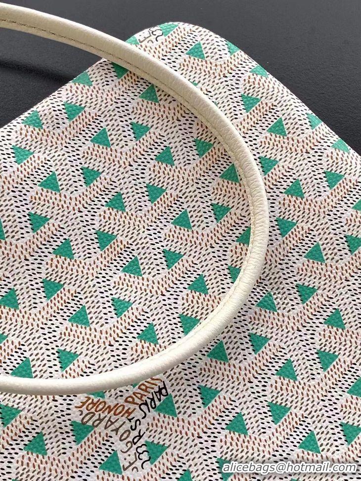 Most Popular Goyard Original Claire Voie Tote Bag Mini 8003 Green/Crown