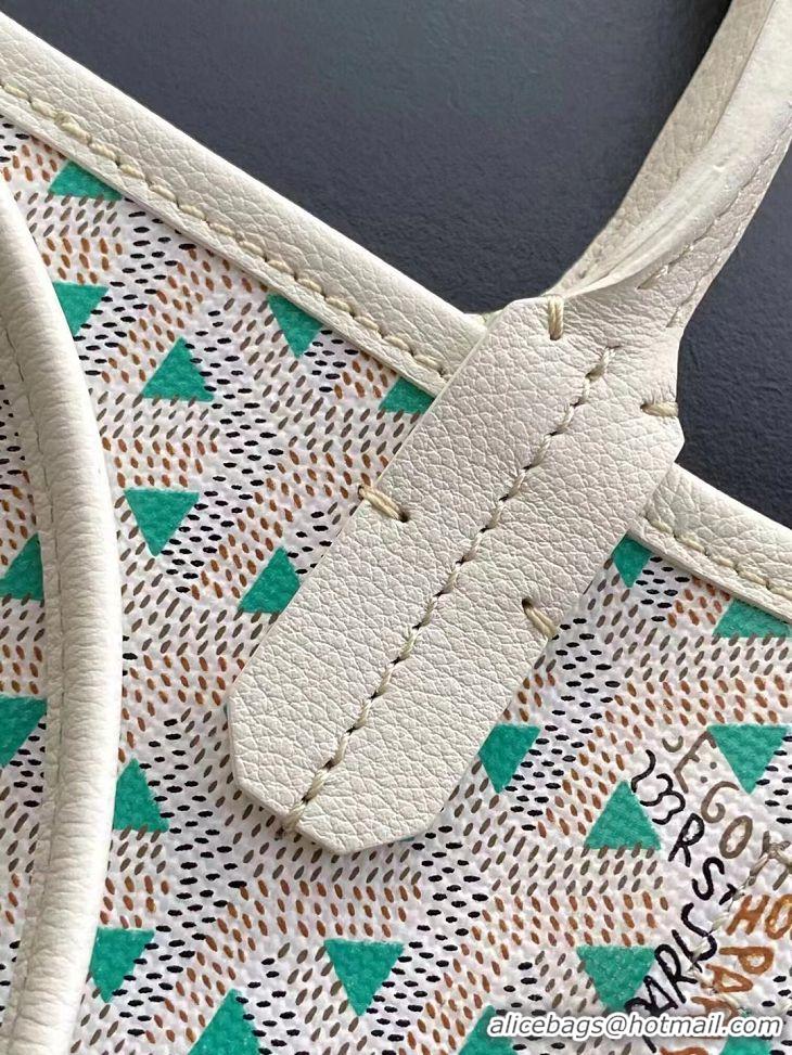 Most Popular Goyard Original Claire Voie Tote Bag Mini 8003 Green/Crown