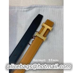 Pretty Style Hermes Belt 24MM HMB00008