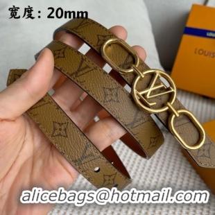 Sumptuous Louis Vuitton Belt 20MM LVB00001