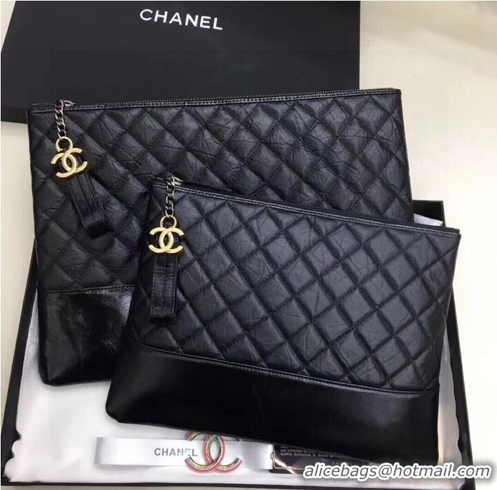 Best Quality Chanel Grained Original Leather Bag C20314 Black