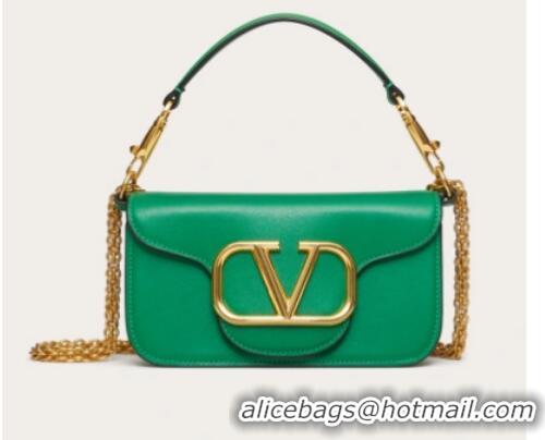 Well Crafted VALENTINO GARAVANI MINI LOCO Calf leather Shoulder Bag 1W2B0K green