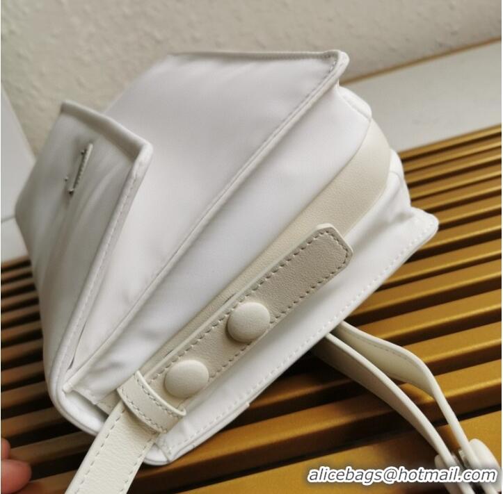 Pretty Style Prada Re-Nylon shoulder strap 1BD313 white