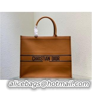 Most Popular DIOR large leather tote Bag C1286-33 brown