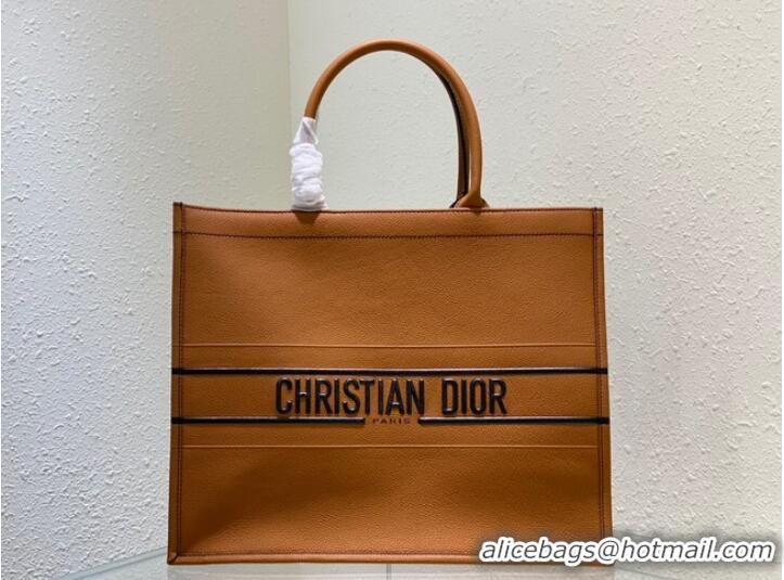 Most Popular DIOR large leather tote Bag C1286-33 brown