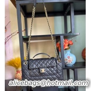 Spot Bulk Chanel lambskin Shoulder Bag AS3335 black