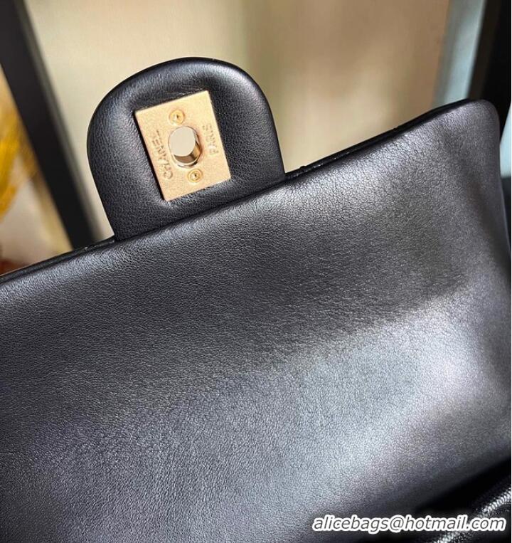 Spot Bulk Chanel lambskin Shoulder Bag AS3335 black