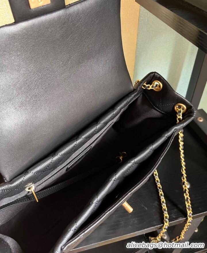 Spot Bulk Chanel lambskin Shoulder Bag AS3335 black