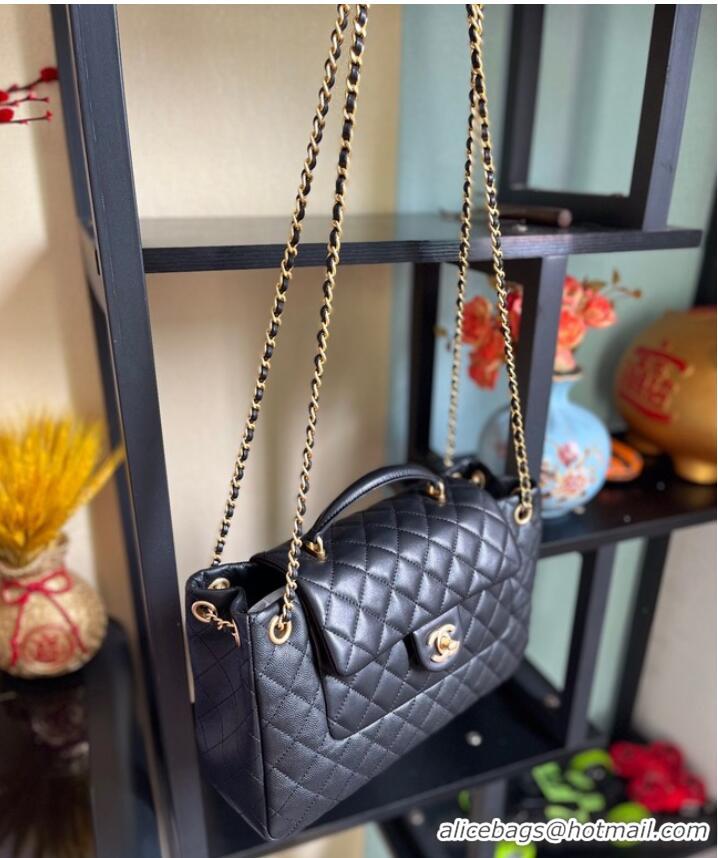 Spot Bulk Chanel lambskin Shoulder Bag AS3335 black