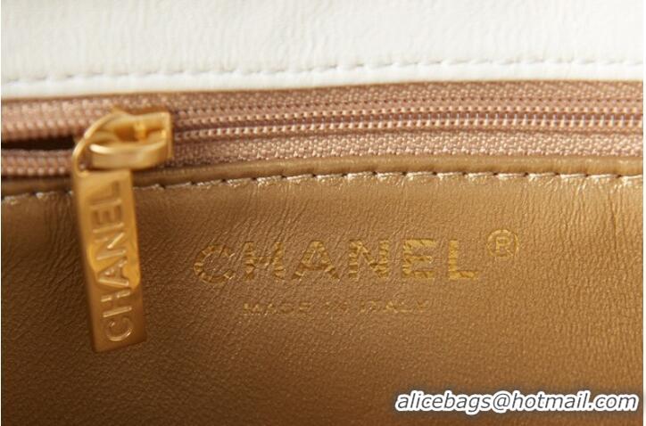 Top Grade Chanel lambskin Shoulder Bag AS3240 white