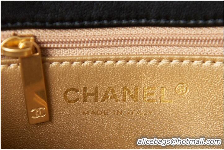 Famous Brand Chanel lambskin Shoulder Bag AS3240 black