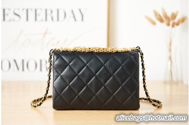 Good Taste Chanel lambskin Shoulder Bag AS3241 black