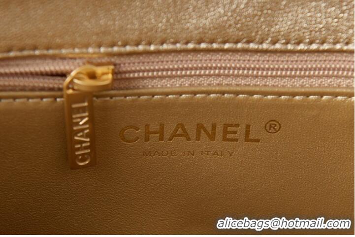 Luxurious Chanel lambskin Shoulder Bag AS3241 gold