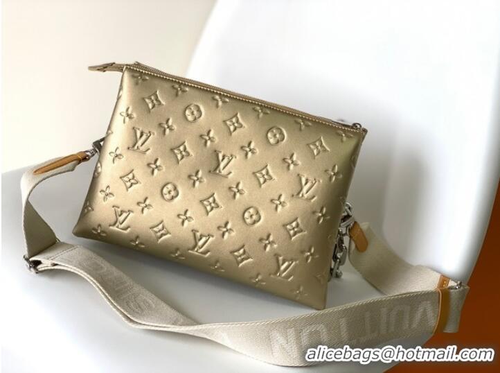 Luxury Cheap Louis Vuitton Monogram Empreinte COUSSIN PM M58699 Bronze