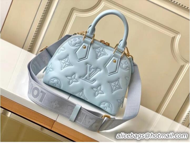 Famous Brand Louis Vuitton ALMA BB M59793 Bleu Glacier Blue