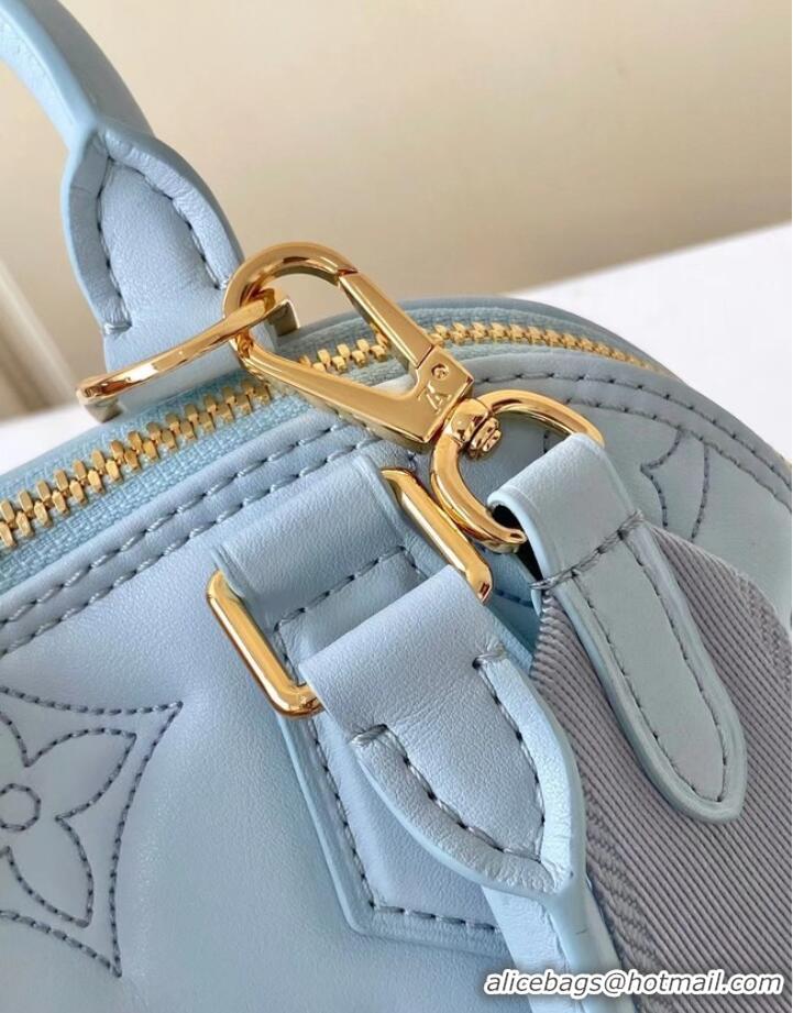 Famous Brand Louis Vuitton ALMA BB M59793 Bleu Glacier Blue