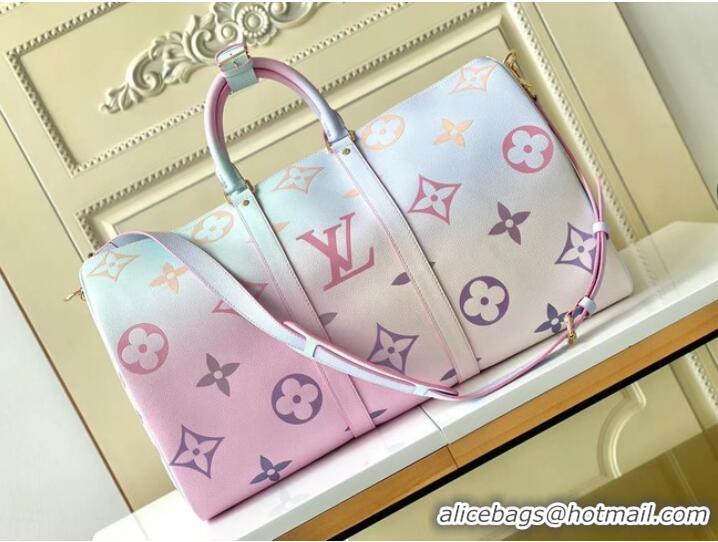 Pretty Style Louis Vuitton KEEPALL 45B M59943 Sunrise Pastel