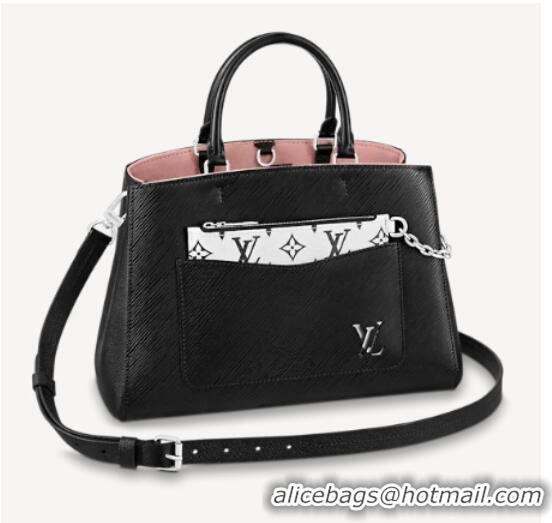 Super Quality Louis Vuitton EPI Leather MARELLE TOTE MM M59954 black